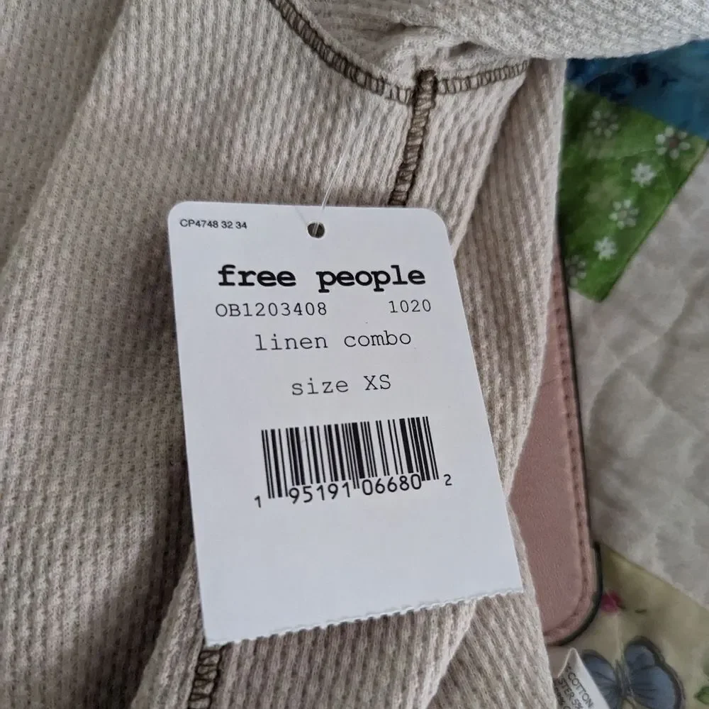 NWT Free People In the Mix Cuff top
